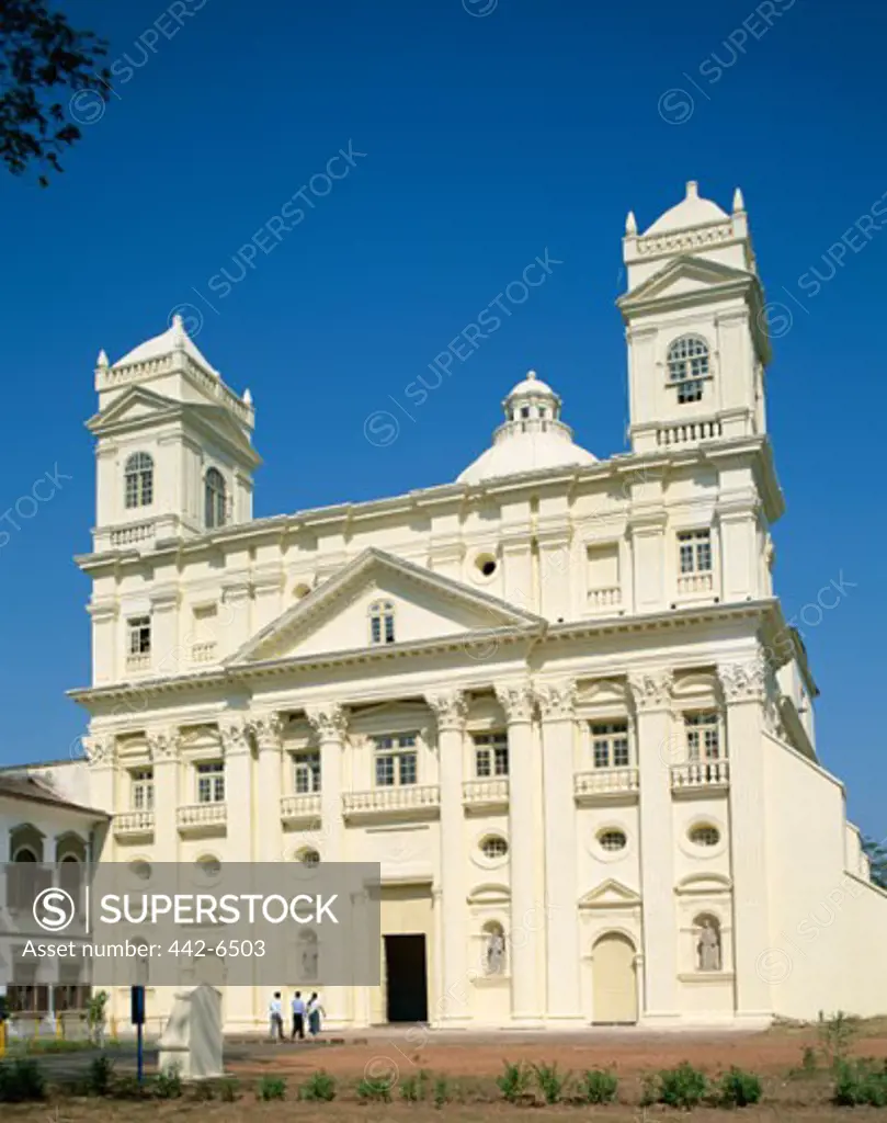 Low angle view of a church, Church of St. Cajetan, Old Goa, Goa, India