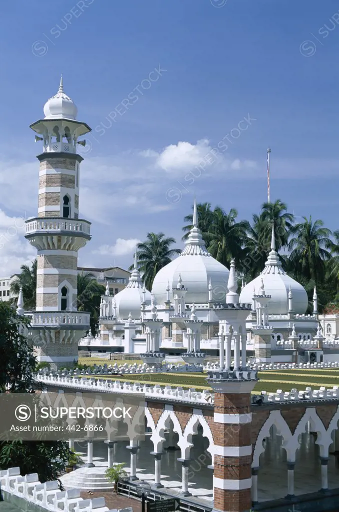Domes of a mosque, Masjid Jame Mosque, Kuala Lumpur, Malaysia