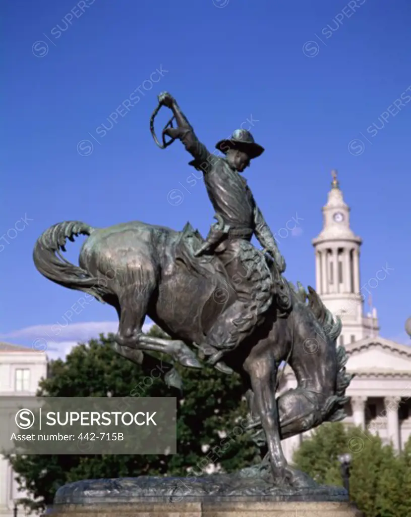 Bronco Buster Statue, Denver, Colorado, USA