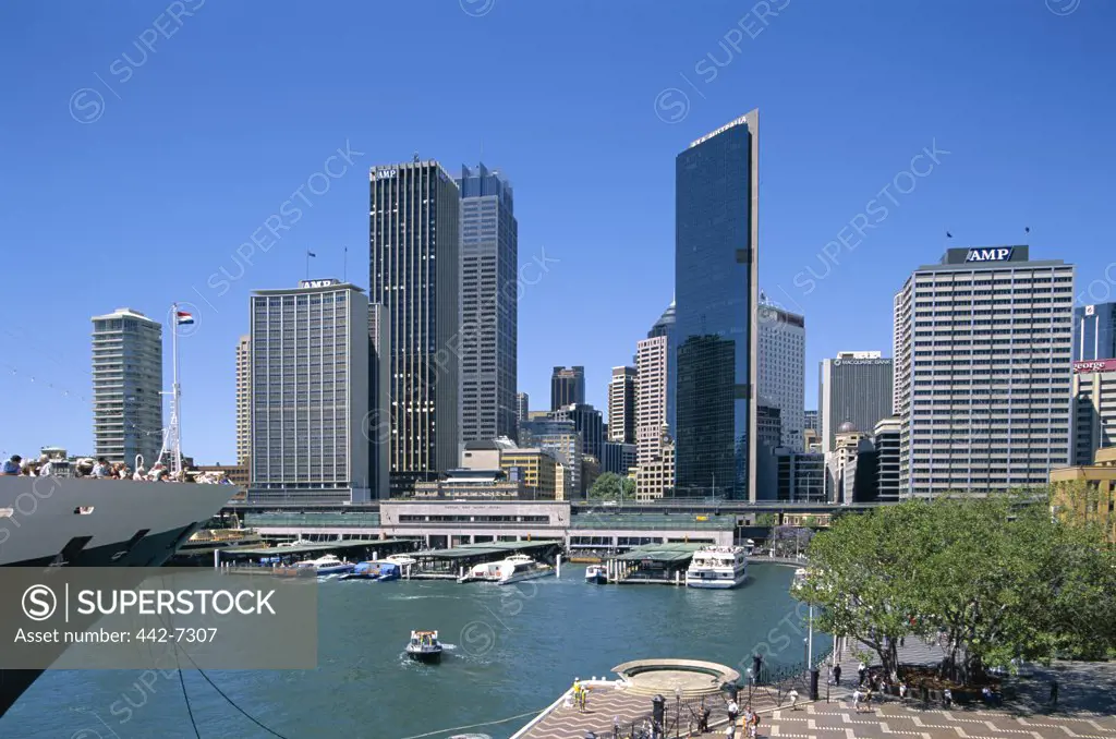 Skyscrapers in a city, Circular Quay, Sydney, Australia