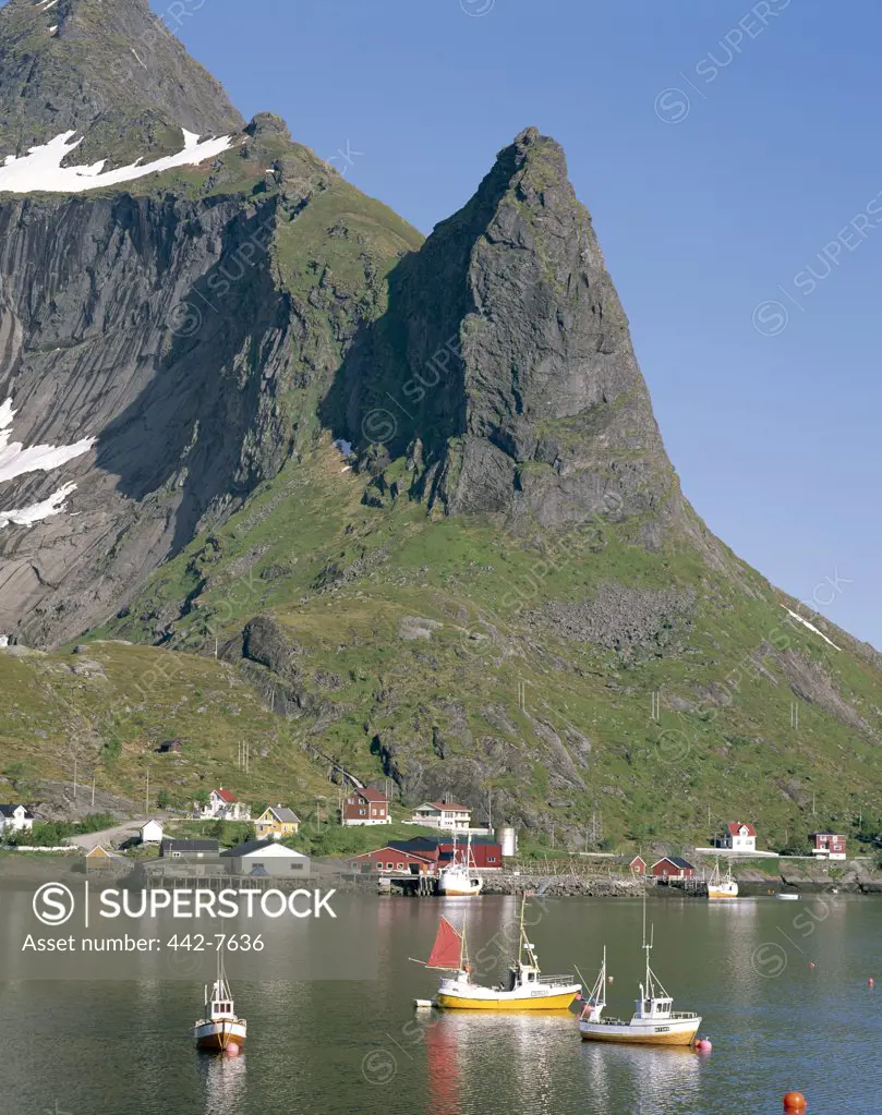 Mountains and Sea, Reine, Lofoten Islands, Norway