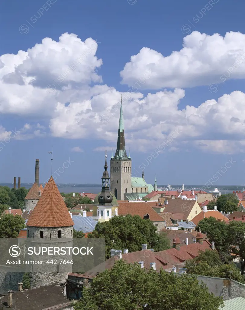Old Town Skyline, Tallinn, Estonia 