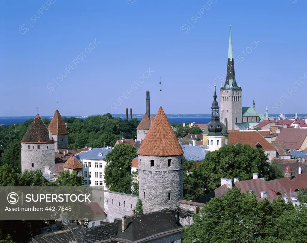 Old Town Skyline, Tallinn, Estonia 