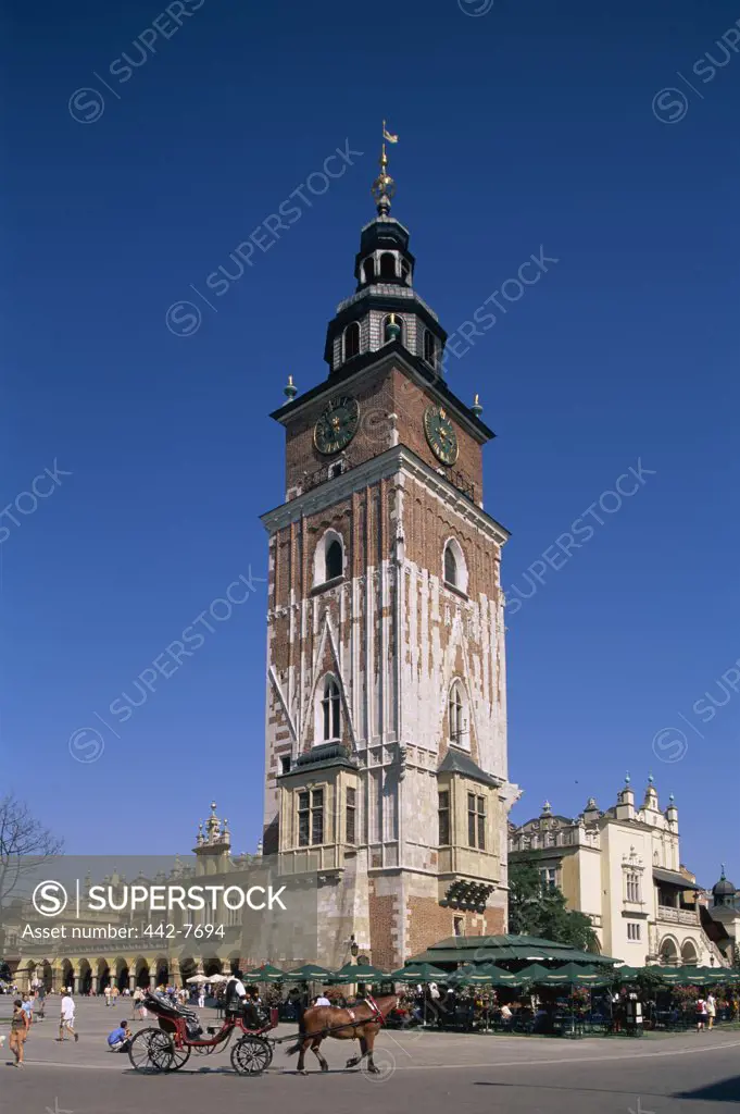 Clock Tower, Market Square, Krakow, Poland