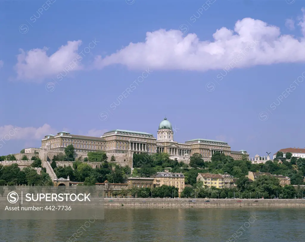 Royal Palace and Danube River, Buda, Budapest, Hungary