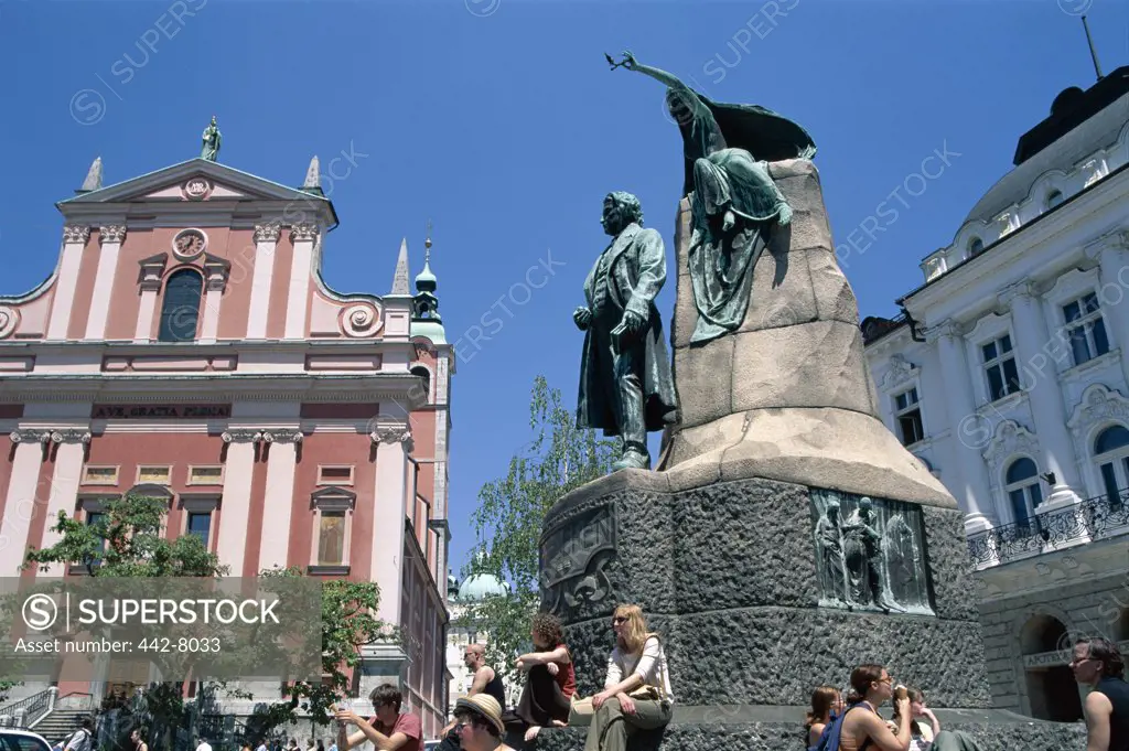 Preseren Square, Ljubljana, Slovenia