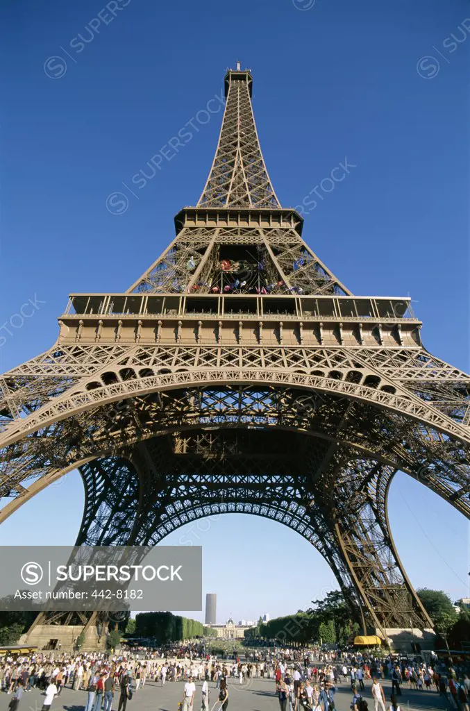 Low angle view of a tower, Eiffel Tower, Paris, France