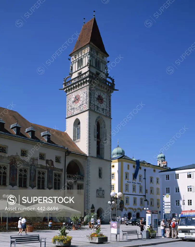 Town Hall, Passau, Lower Bavaria, Bavaria, Germany 