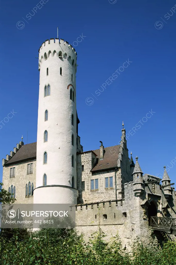 Lichtenstein Castle (Burg Lichtenstein), Lichtenstein, Baden-Wurttemberg, Germany