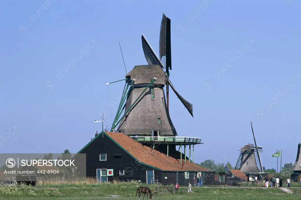 Windmills, Zaanse Schans, Netherlands