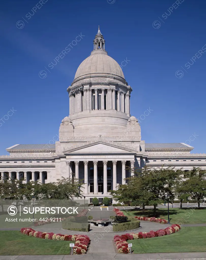Facade of a government building, State Capitol, Olympia, Washington, USA