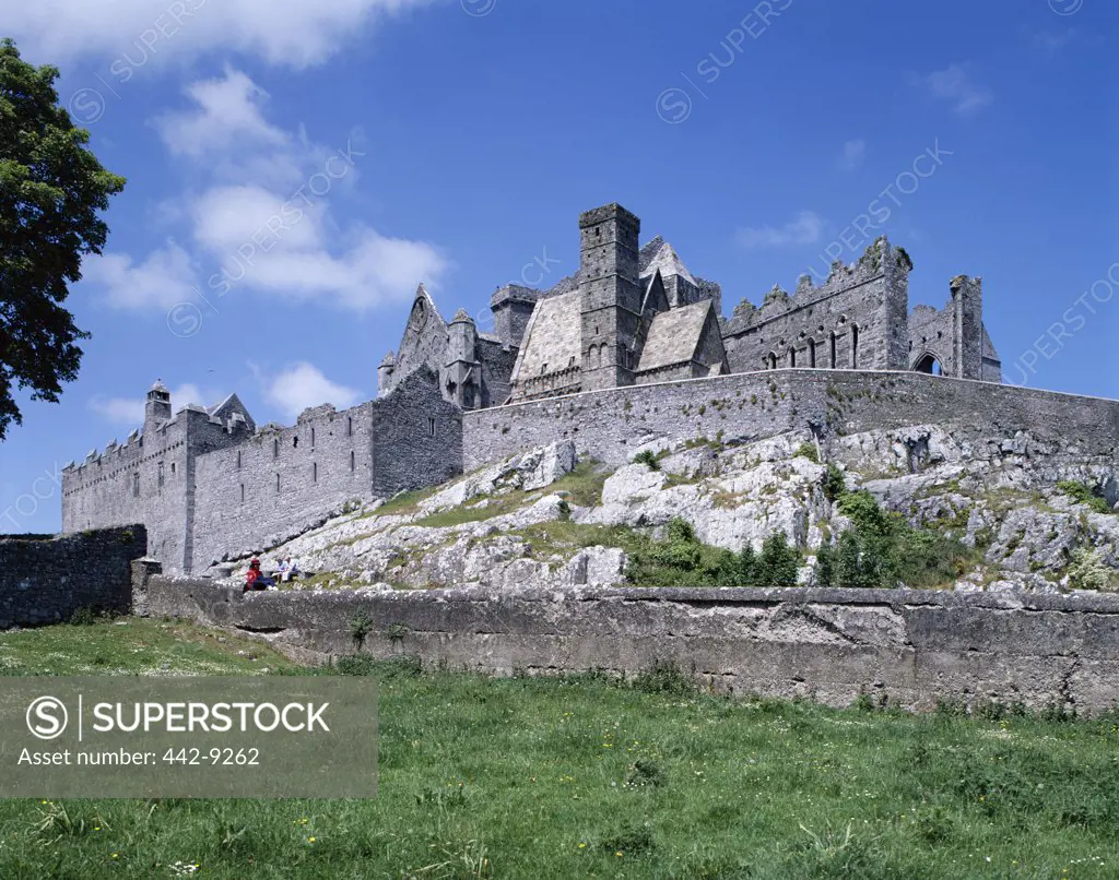 Low angle view of the Rock of Cashel, County Tipperary, Ireland