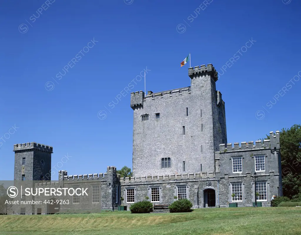 Low angle view of Knappogue Castle, County Clare, Ireland