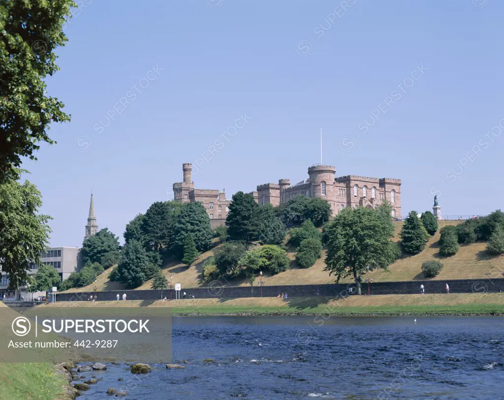 Inverness Castle on the Ness River, Inverness, Scotland