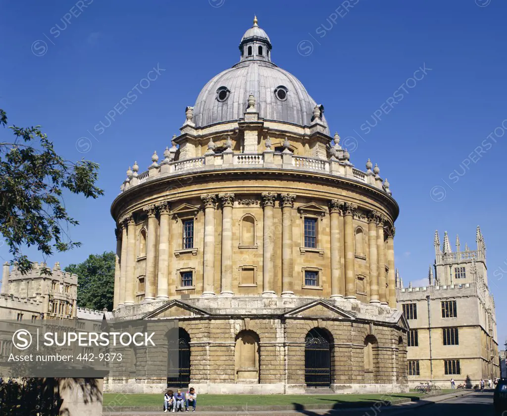 Facade of the Radcliffe Camera, Oxford, Cambridgeshire, England