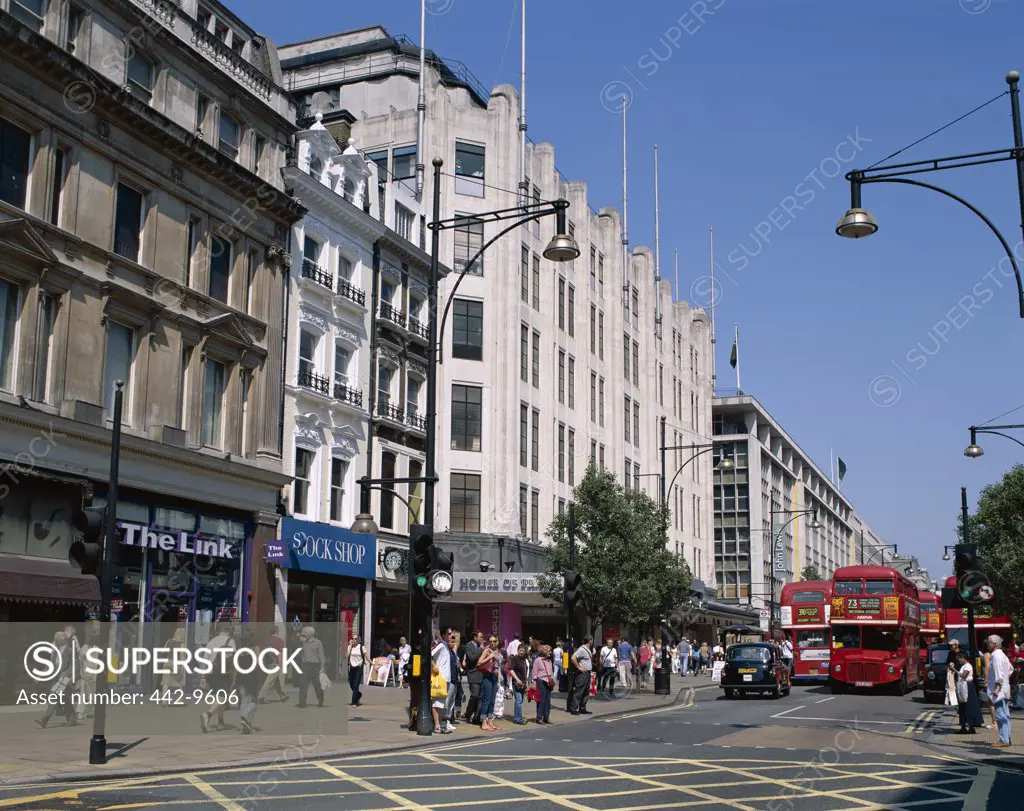 People onOxford Street, London, England