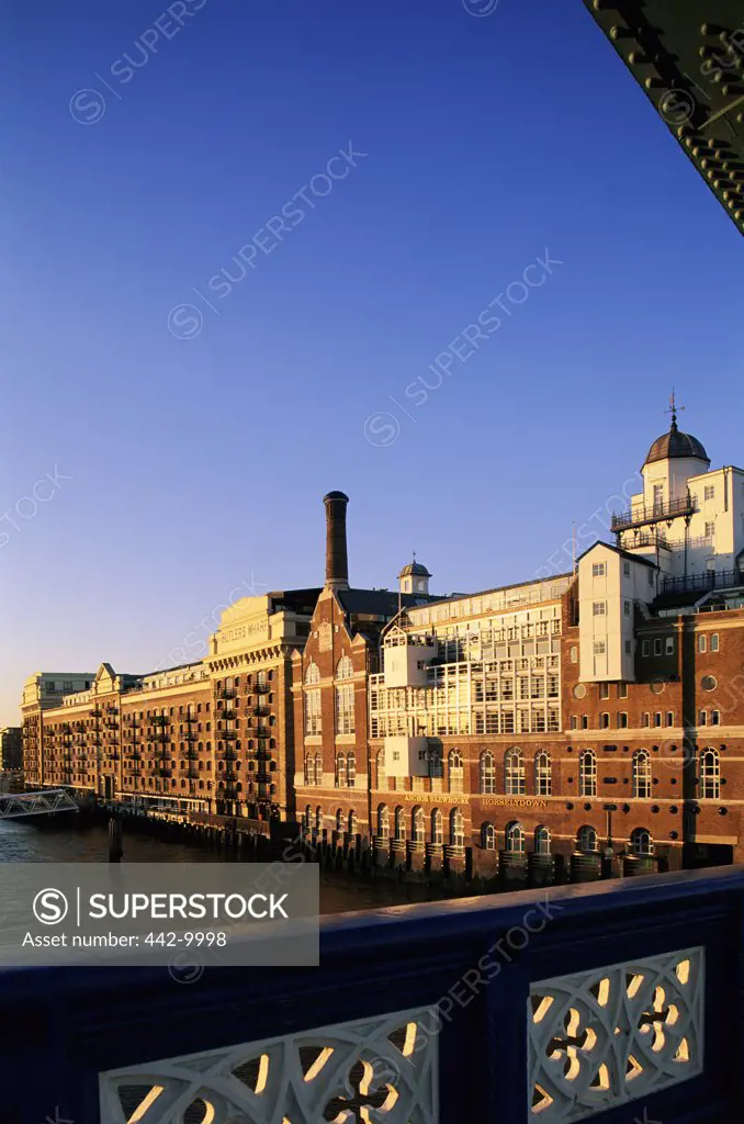 Buildings on the waterfront, Butlers Wharf, London, England