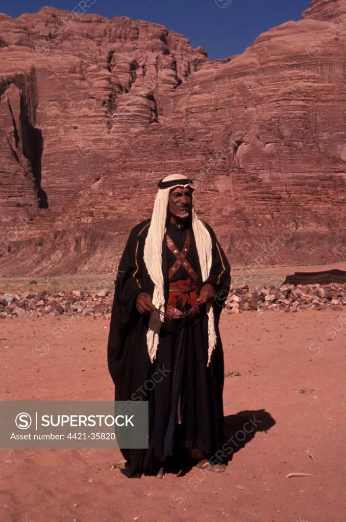 Jordan - People Beduin Sheik - Wadi Rum, Jordan