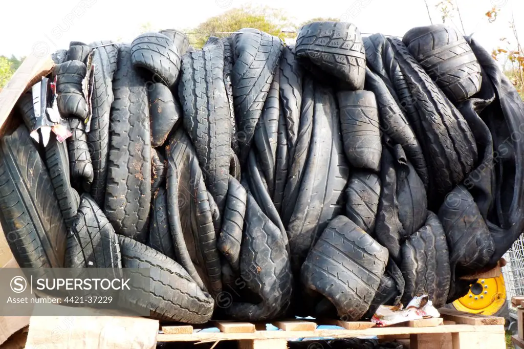 Car tyres for recycling