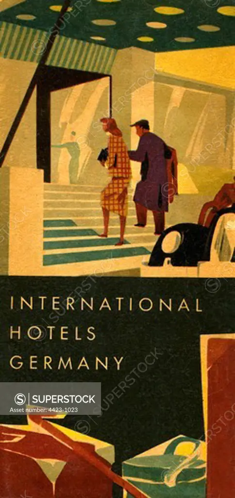 Brochure from 1952 titled 'International Hotels Germany'.