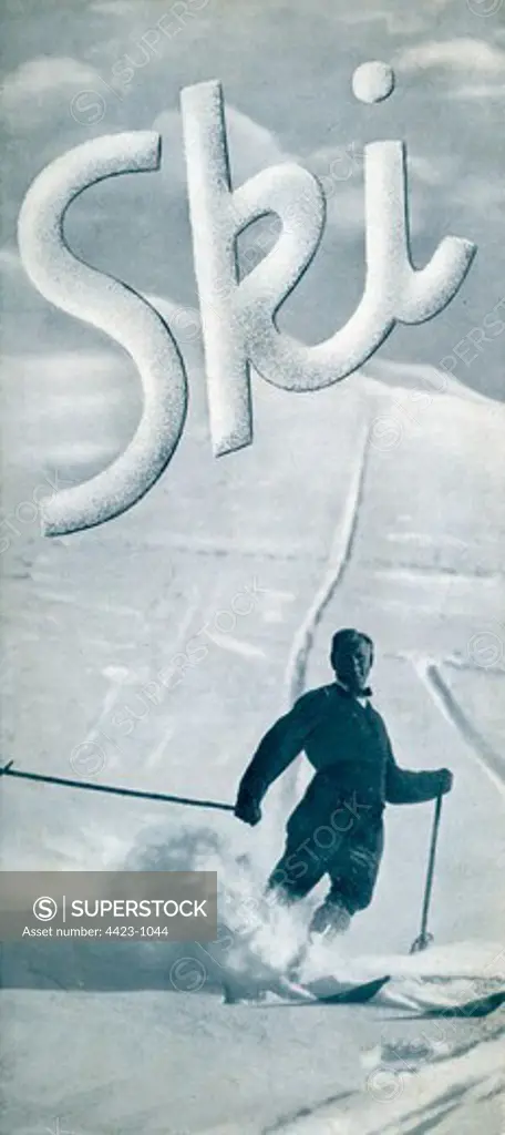 Brochure from 1939 titled 'Ski'.