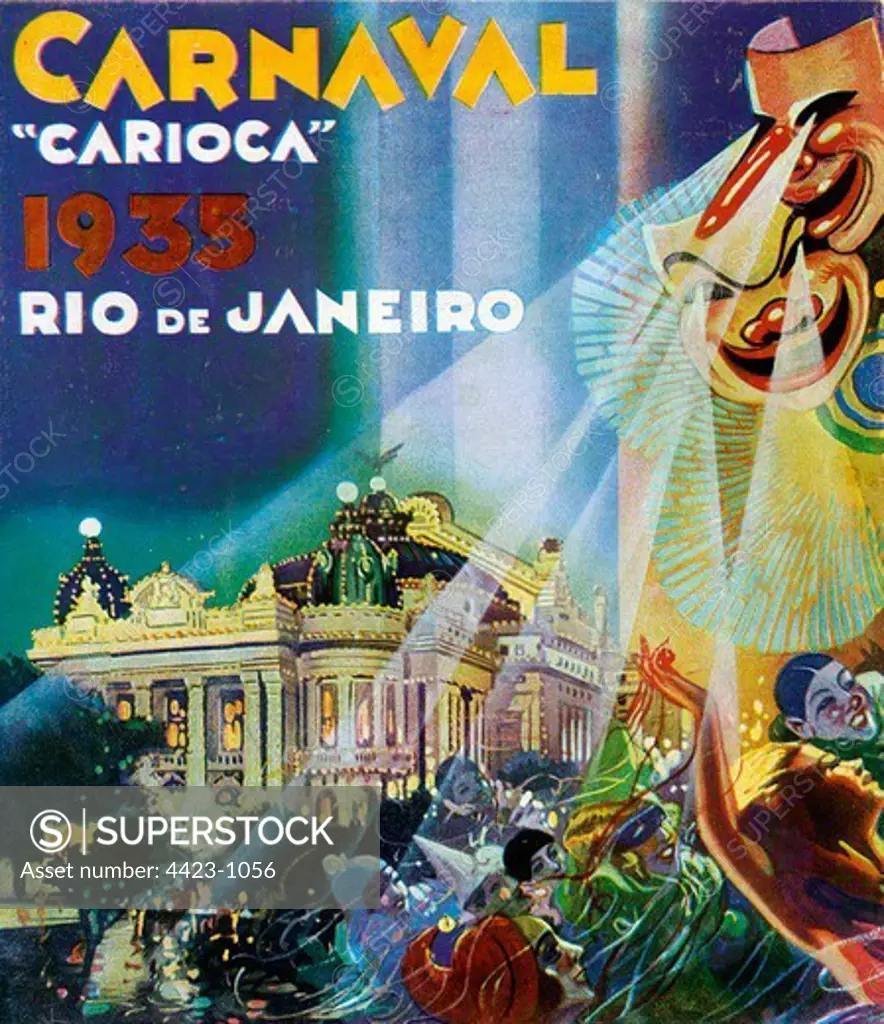 Brochure from 1935 titled 'Carnaval 'Carioca' 1935'.