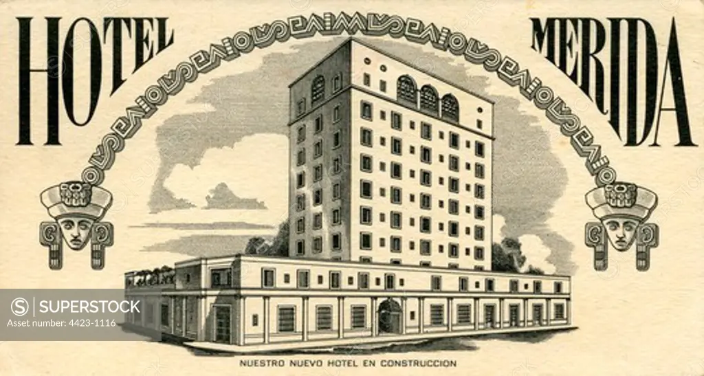 Brochure from 1946 for Hotel Merida.