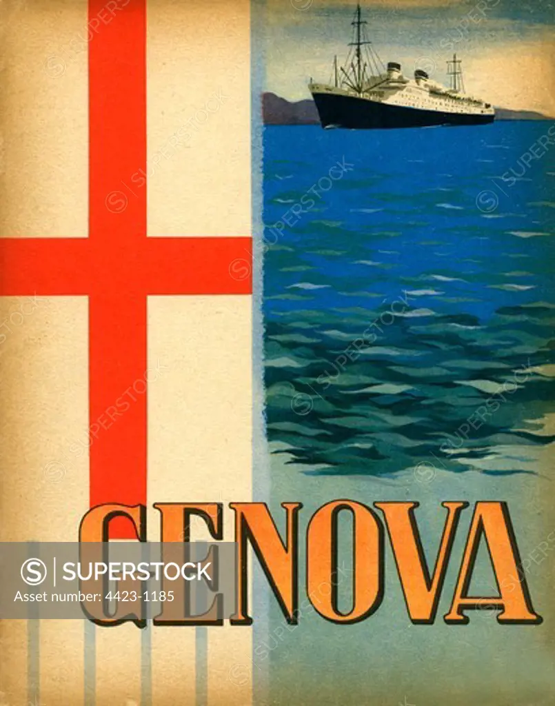 Brochure from 1937 for Genova, Italy.