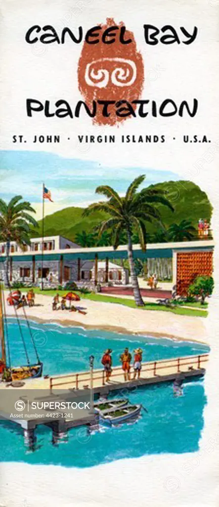 Brochure from 1957 for Caneel Bay Plantation, South America.