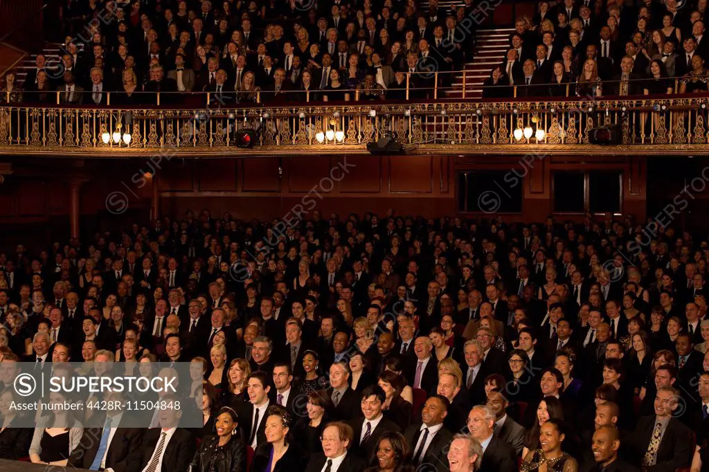 Audience sitting in theater