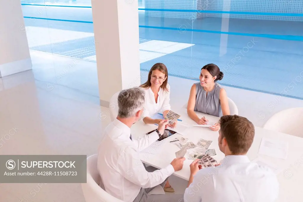 Business people meeting at conference table