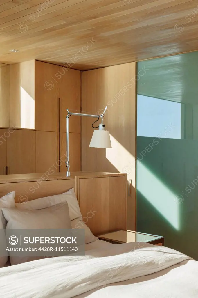 Lamp over bed