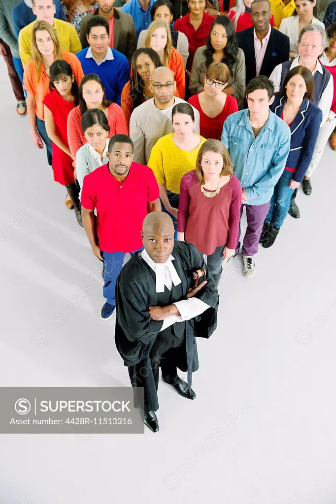 Portrait of diverse workers