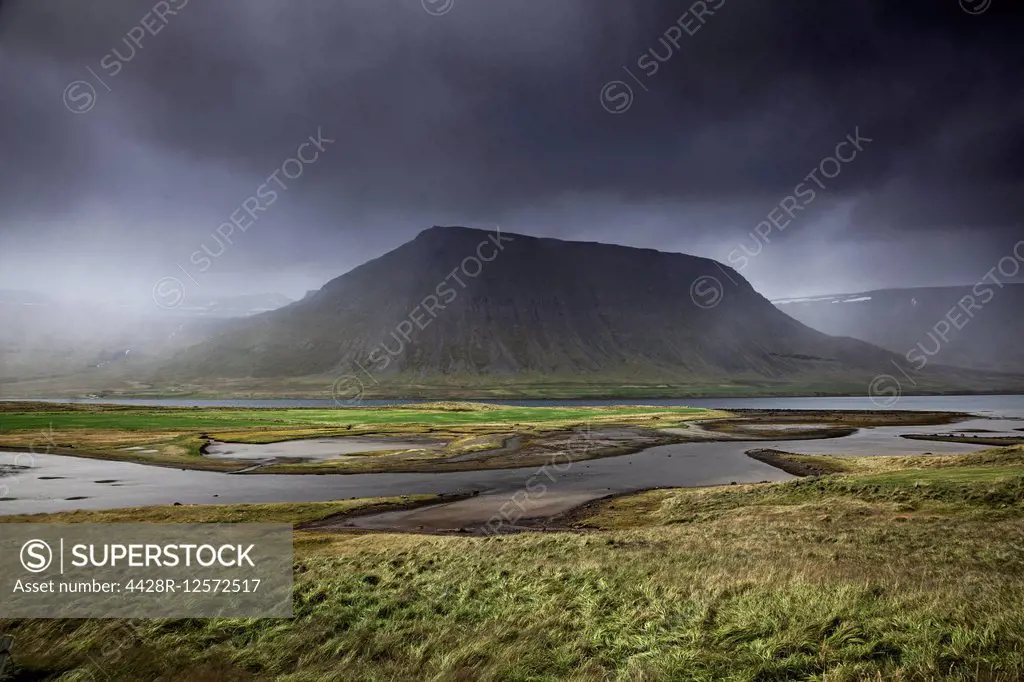 Serene landscape, West Fjords, Iceland