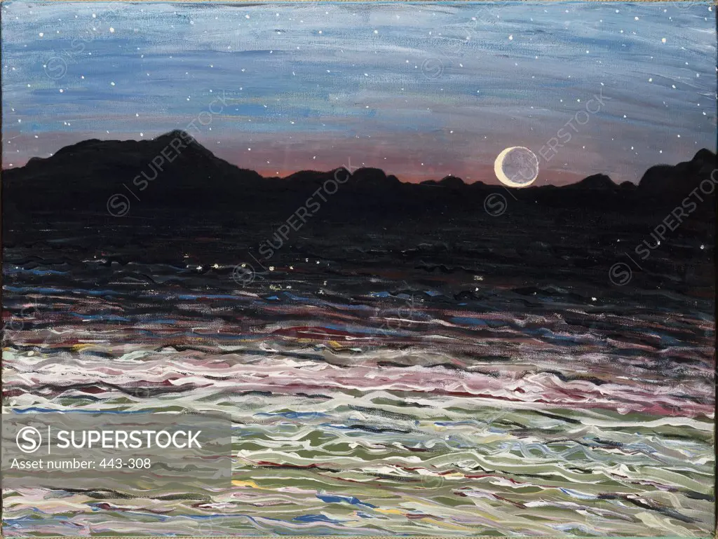 New Moon Rising Peter Sickles (20th C./American) 