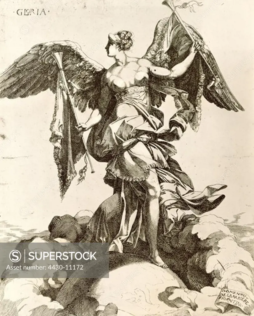 religion christianity allegory engraving by Domenico del Barbiere Fontainbleu circa 1550 private collection,
