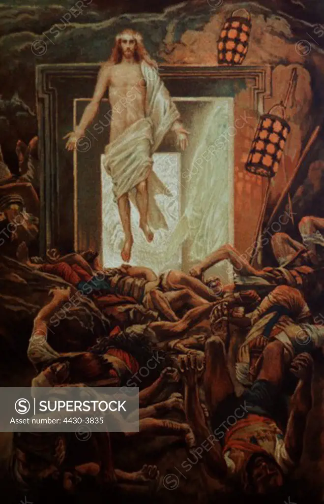 fine arts, religious art, persons, Jesus Christ, resurrection, painting by James Tissot (1836 - 1902),