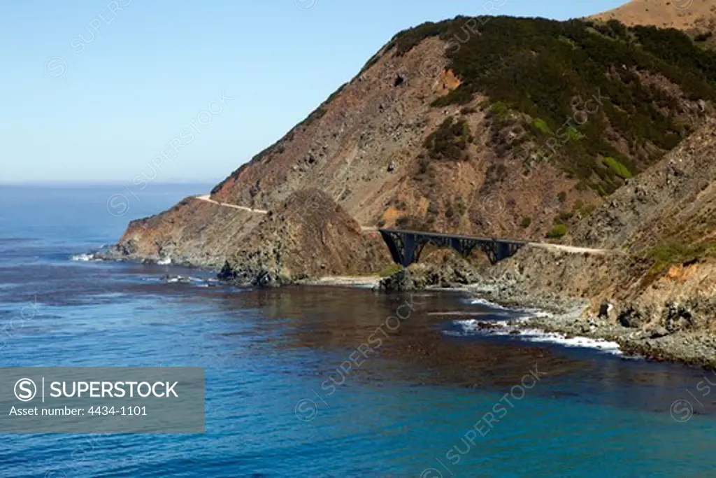 USA, California, Pacific Coast Hwy also known as PCH and Hwy 1, It is very popular drive and is extremely scenic from Ragged Point to Monterey