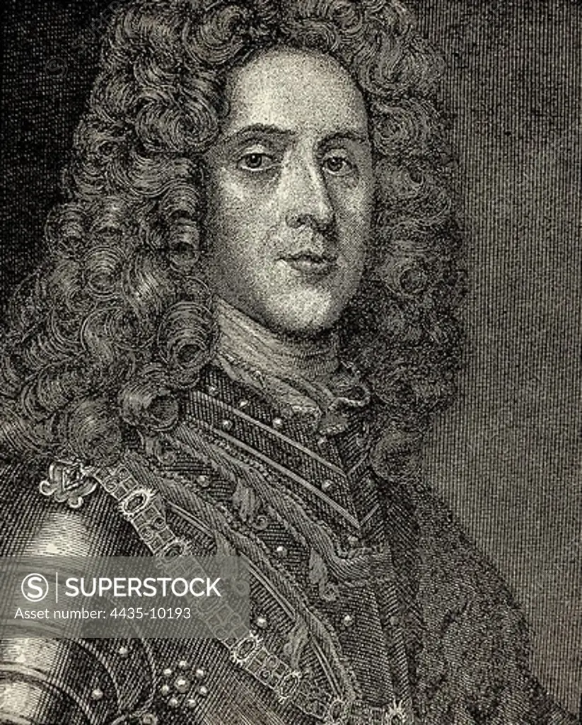 Eugene Of Savoy, called 'Prince Eugene' (1663-1736). French military commander and politician who worked for Austria. Engraving.
