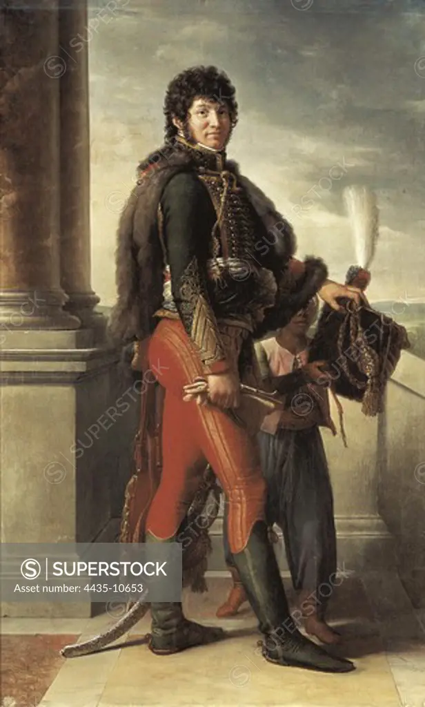 GERARD, Franois (1770-1837). Joachim Murat. 1801. Neoclassicism. Oil on canvas. FRANCE. ‘LE-DE-FRANCE. YVELINES. Versailles. National Museum of Versailles.