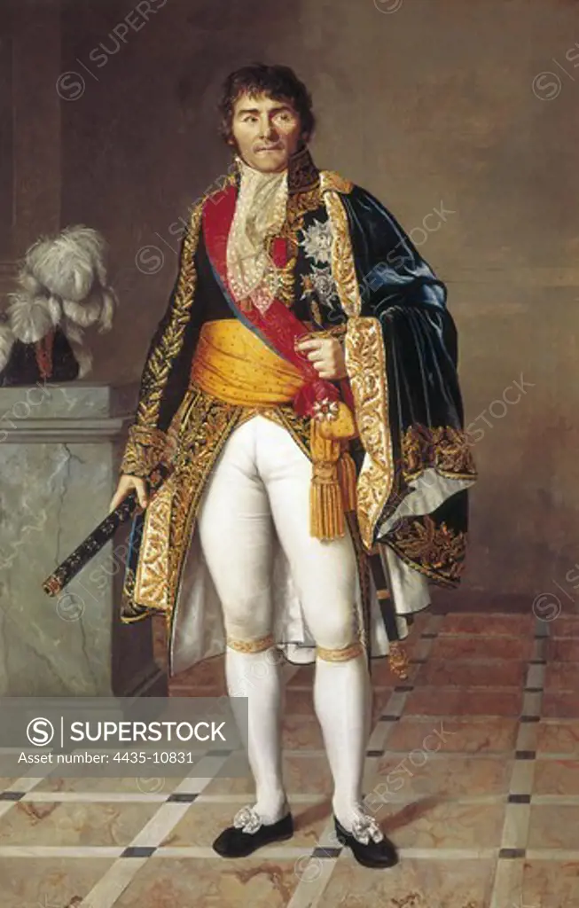 DAVIN, Cesarine (1773-1844). Franois Joseph Lefebvre, Duke of Dantzig, Marshal of France. 1807. Oil on canvas. FRANCE. ‘LE-DE-FRANCE. YVELINES. Versailles. National Museum of Versailles.