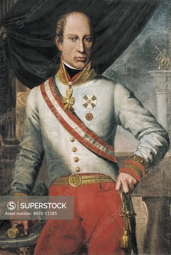 Francis I of Austria and II Holy Roman Emperor (1768-1835). Holy Roman Emperor (1792-1806) and Austria (1804-1835). Oil on canvas. ITALY. VENETO. Venice. Museo Correr.
