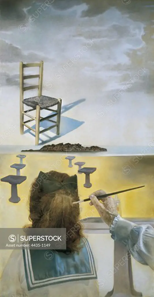 DALI, Salvador (1904-1989). The Chair. 1975. Surrealism. Oil on canvas. Private Collection.