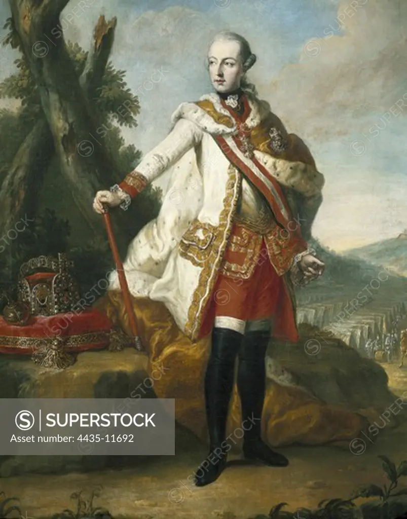 Joseph II  of Habsburg (1741-1790). Emperor of Austria (1765-1790). Archduke of Austria (1765-1790). Austrain school. FRANCE. LE-DE-FRANCE. YVELINES. Versailles. National Museum of Versailles.