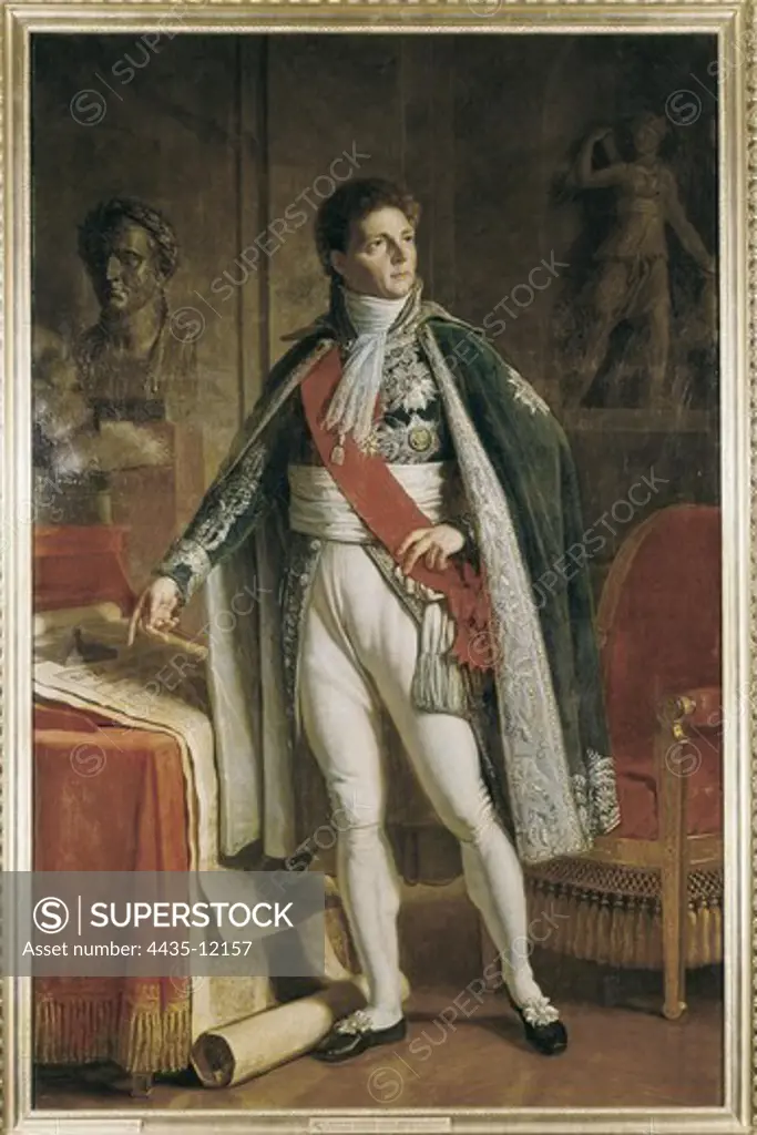 Pajou, Augustin (1730-1809). Louis-Alexandre Berthier, Prince of Neufchatel and Wagram, Marshal of France (1753-1815). 1808. FRANCE. LE-DE-FRANCE. YVELINES. Versailles. Historical Museum of Versailles.