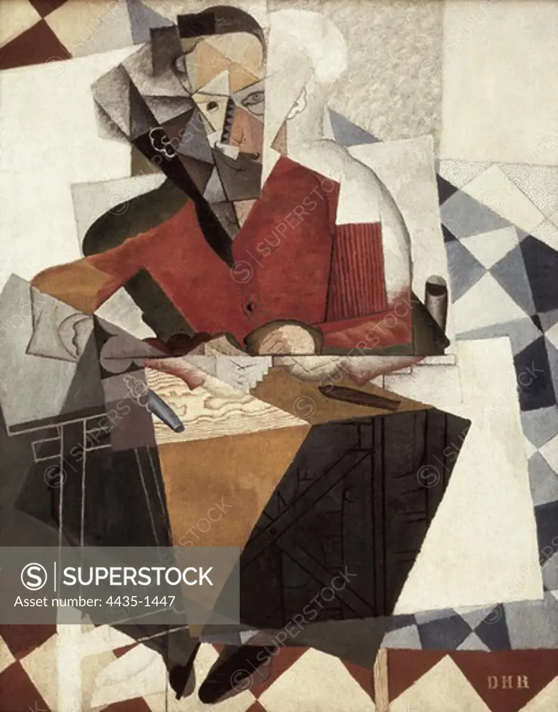 RIVERA, Diego (1886-1957). The Architect (Jesus T. Acevedo). 1915. Cubism. Oil on canvas. MEXICO. FEDERAL DISTRICT. Mexico City. 'Carrillo Gil' Museum of Art.