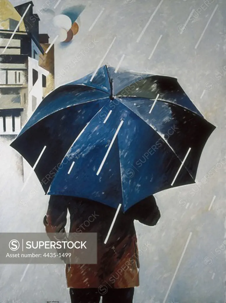 CRONICA, Equipo. The Umbrella. 1980-1981. Postmodern art. Mixed technic.