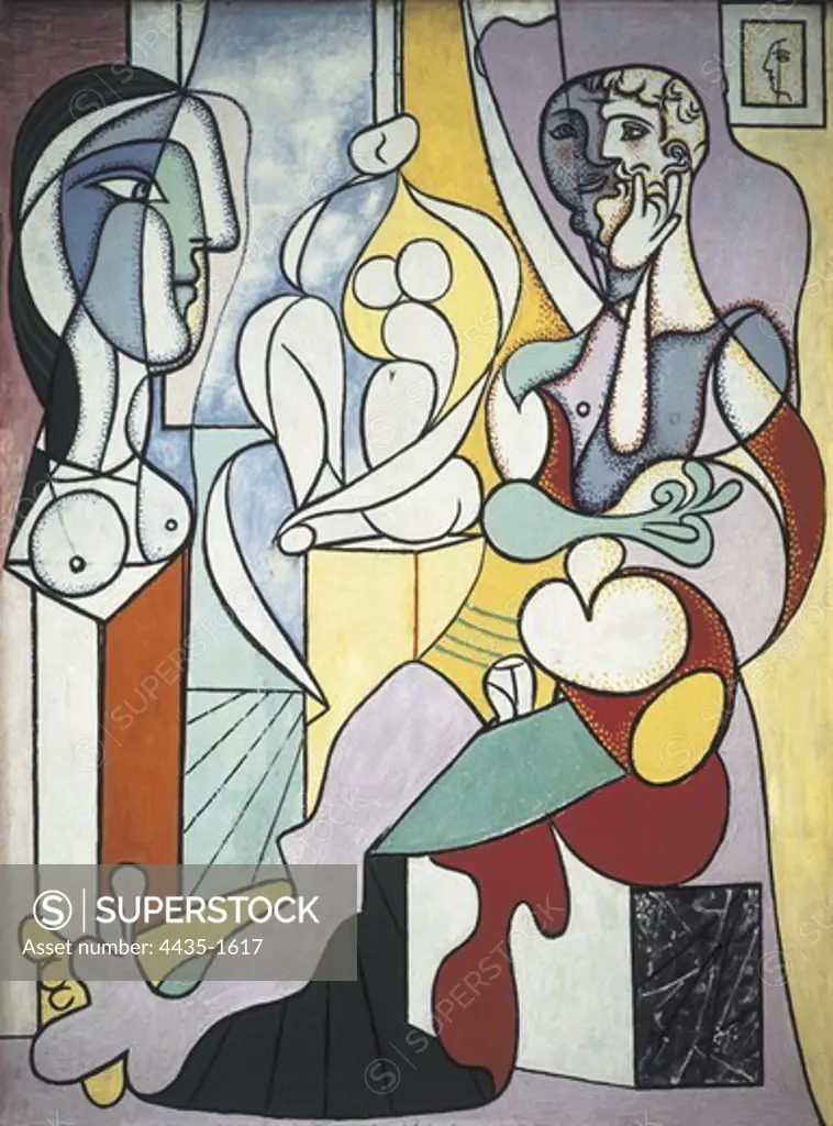 Picasso, Pablo (1881-1973). The Sculptor. 1931. Cubism. Oil on wood. FRANCE. LE-DE-FRANCE. Paris. Picasso National Museum.