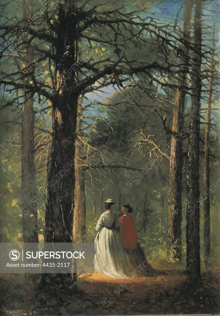HOMER, Winslow (1830-1910). Waverly oaks. 1864. Realism. Oil on canvas. SPAIN. MADRID (AUTONOMOUS COMMUNITY). Madrid. Thyssen-Bornemisza Museum of Art.
