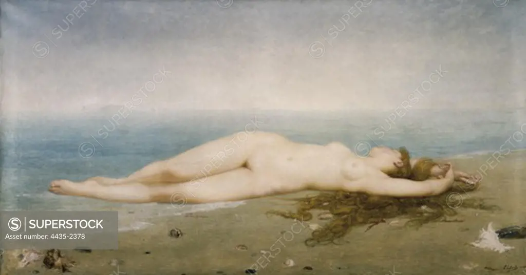 LEGENDRE, LŽonce (1831-1893). PŽrimle. Capri. 1864. Oil on canvas. BELGIUM. WALLONIA. HAINAUT. Tournai. Fine Arts Museum.
